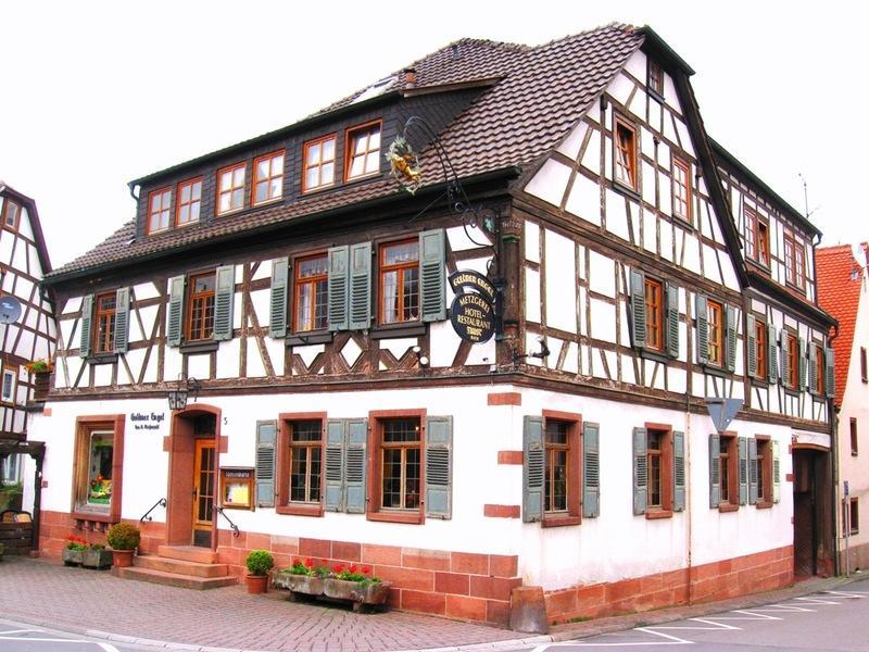 Goldner Engel, Restaurant - Hotel - Metzgerei Laudenbach  외부 사진